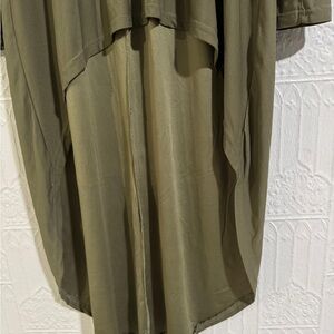NYC Olive Green Draped Top
